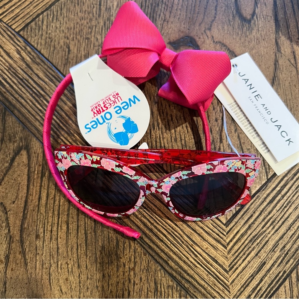 JANIE & JACK SUNGLASSES & WEE ONES WEESTAY HEADBAND